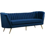 Meridian Furniture Margo Navy Velvet Sofa New. Price: $1167.29.