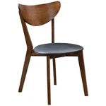 Coaster Malone Dining Side Chair Black And Dark Walnut (set Of 2) New. Price: $152.18.