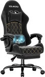 Ergonomic Gaming With Footrest & Lumbar Massager, Gamer Computer Chairs New. Price: $129.99.
