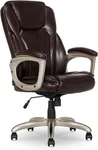 Serta Heavy-duty Leather Office Chair With Memory Foam, 350 Lb Capacity New. Price: $181.85.