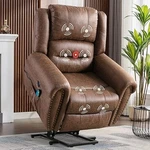 Canmov Power Lift Recliner Chair For Elderly With Massage & Heating Faux Leather New. Price: $351.99.