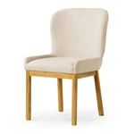 Maven Lane Gia Dining Chair, Refined Natural Finish W/ Slate Fabric (open Box). Price: $85.26.