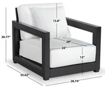 Safavieh Montford Armchair, Reduced Price 2172781101 CPT1000B Open. Price: $316.00.