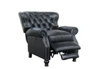 New Barcalounger Presidential Ii Wenlock Onyx Leather Manual Recliner Chair. Price: $1345.00.