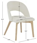 Safavieh Rowland Linen Dining Chair, Reduced Price 2172723224 SFV5058A Open. Price: $186.00.