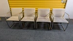 Vintage Mies Van Der Rohe For Knoll Leather Brno Dining Chairs Lot Of 4 1980'S Used. Price: $1500.00.