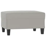 Footstool Fabric For Living Room Light Gray Microfiber Vidaxl New. Price: $90.99.