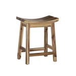 Powell Furniture Dale Saddle Bar Stool Natural Wood New. Price: $109.54.