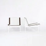 1973 Pair Of Richard Schultz For Knoll 1966 Series Rare Armless Lounge Chairs Used. Price: $2950.00.