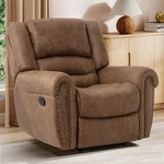 Canmov Faux Leather Manual Recliner Chair, Classic Single Reclining Sofa New. Price: $229.49.