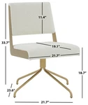 Safavieh Emmeline Swivel Office Chair, Reduced Price 2172779851 SFV4758G Open. Price: $251.00.