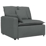 Modular Sofa Dark Grey Fabric (100% Polyester) 39.4X39.4X18.9 In Vidaxl New. Price: $195.99.