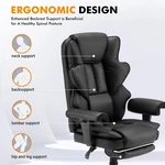 Homrest 6-POINT Massage Office Heat Adjustable Executive Chairs Black Used. Price: $197.31.