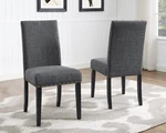 Roundhill Furniture Biony Gray Fabric Dining Chairs With Nailhead Trim, Pack... New. Price: $171.10.