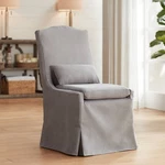 55 Downing Street Juliete Peyton Slate Gray Slipcover Dining Chair New. Price: $699.99.