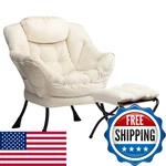 Hollyhome Lazy Foldable Ottoman Accent Comfy Lounge Armchair And Folding New. Price: $248.26.