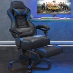 Elecwish Gaming Chair Office Swivel Recliner With Footrest Ergonomic New. Price: $104.99.