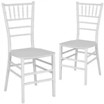 Flash Furniture 2 Pack Hercules Premium Series White Resin Stacking Chiavari Cha Open. Price: $95.00.