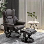 Massage Sofa Recliner Chair With Footrest 10 Vibration Point Faux Pu Leather New. Price: $294.97.