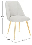 Safavieh Foster Linen Blend Dining Chair, Reduced Price 2172704120 SFV4508B Open. Price: $385.00.
