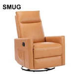 Smug Brown Rocking Swivel Glider Recliner Single Sofa Bedroom Nursery Chair New. Price: $329.13.