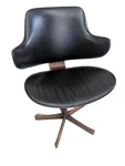 Iconic Vintage Mid Century Kodawood Of Miami Bentwood Penguin Swivel Chair Used. Price: $475.00.