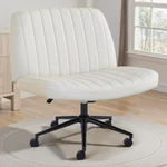 Olixis Criss Cross Chair With Wheels Wide Legged Office Desk Vanity Cha... New. Price: $104.79.