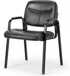 Guest Reception Desk Chairs Work Office Pu Leather Padded Arm And Lumbar Support New. Price: $57.93.