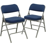 Flash Furniture Hercules Series Metal Folding Chairs With Cushioned Seat, Fab... New. Price: $123.57.