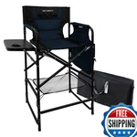 Wkfamout Tall Folding Directors Chair Side Table 30.71 Seat Height Foldable New. Price: $202.28.