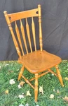 Ethan Allen 10-6060 Heirloom Tall Arrow Back Chair Used. Price: $250.00.