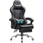 Shahoo Gaming Chair With Footrest And Massage Lumbar Support, Computer Game New. Price: $169.86.