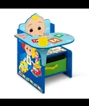 Delta Children Toddler Kids Chair Desk Cocomelon W. Storage Bin Set New. Price: $59.90.