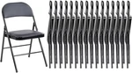 Sweetcrispy Folding Chair 16 Pack Leather Padded Metal New. Price: $429.99.
