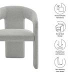 Modway Oslo Dining Accent Chair Dove Gray New. Price: $296.31.