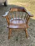 Vintage Pennsylvania House Wood Windsor Captain's Arm Chair Set Of 4 Used. Price: $800.00.