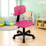 Homy Casa Small Adjustable Kids Desk Chair With Swivel Wheels, Pink Plastic Seat New. Price: $45.46.