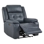 Chita Genuine Leather Recliner Chair Wall Hugger W/headrest,cup Holders Certified. Price: $699.99.