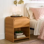 Better Homes & Gardens Juliet Nightstand With Usb, Light Honey Finish New. Price: $95.00.