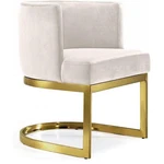 Meridian Furniture Gianna Cream Velvet Dining Chair New. Price: $283.99.
