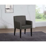 Maklaine 18.75" Transitional Fabric Upholstered Dining Arm Chair Gray (set... New. Price: $415.88.