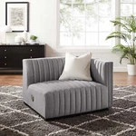 Modway Channel Tufted Upholstered Fabric Right-arm Chair New. Price: $799.00.