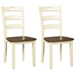 Signature Design By Ashley Woodanville Cottage Ladderback Dining Chair, Set Of New. Price: $150.50.