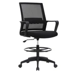Bestoffice Drafting Chair Tall Adjustable Swivel Mesh Lumbar Black New. Price: $83.67.