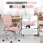 Office Chair Ergonomic Swivel Adjustable Computer For Home Bedroom Pink New. Price: $79.99.