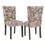 Homepop Parsons Chair - Dark Grey Floral (set Of Pack 2, New. Price: $272.99.