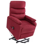Power Lift Massage Recliner Wine Red 100% Polyester, Iron Standard New. Price: $406.40.