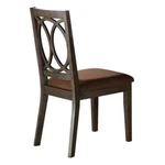Acme Jameson Wooden Upholstered Side Chair In Brown And Espresso New. Price: $206.93.