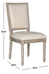 Safavieh Buchanan Rect Side Chair, Reduced Price 2172786143 FOX6229H Open. Price: $245.00.
