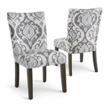 Homepop Parsons Classic Upholstered Accent Dining Chair, Set Of 2, Suri Blue New. Price: $279.38.